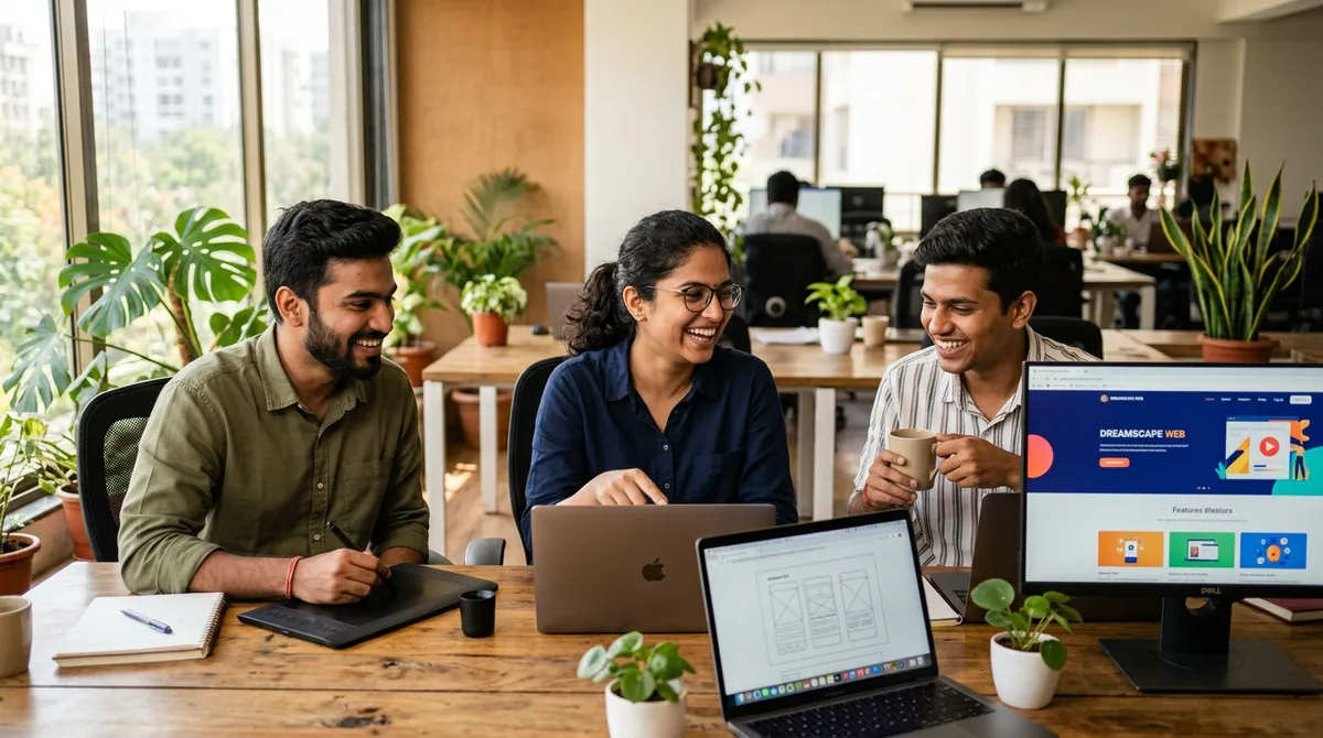 The ZiyaTech Solutions team at work in their office