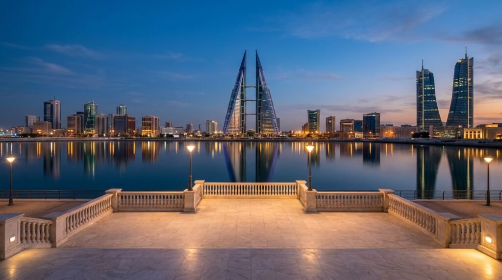 Bahrain architectural concept visualization