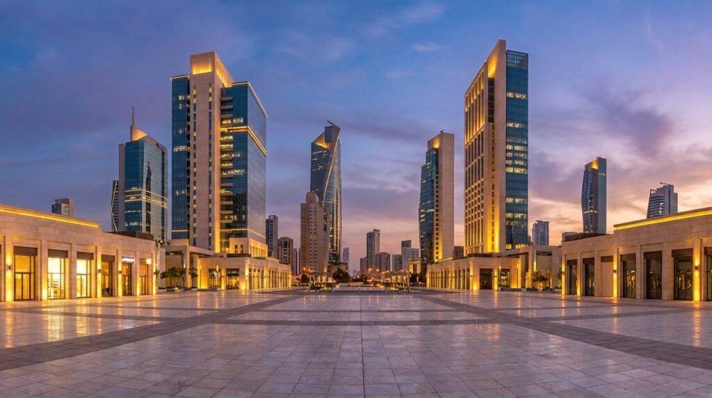 Kuwait architectural concept visualization