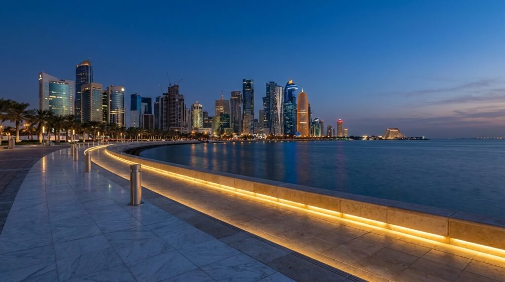 Qatar architectural concept visualization