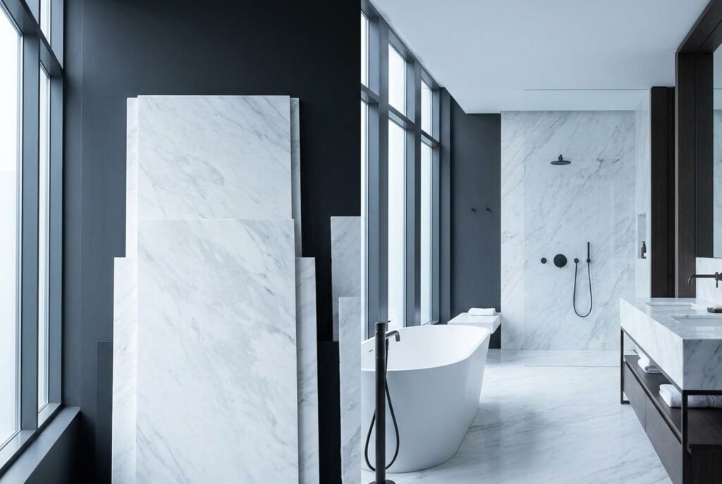 Vietnam White Marble premium marble visualization